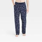 Men's Big & Tall Plaid Flannel Pajama Pants - Goodfellow & Co Blue