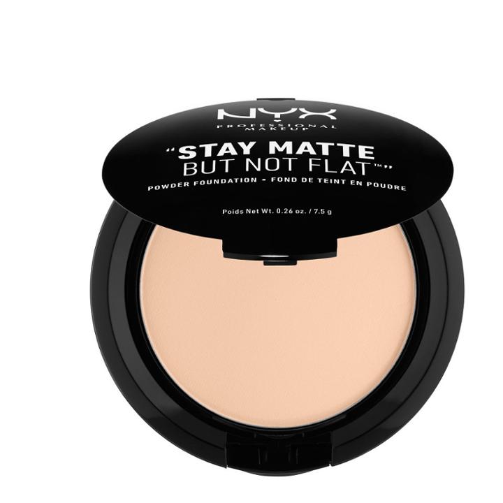 Nyx Professional Makeup Stay Matte But Not Flat Powder Foundation Light Beige