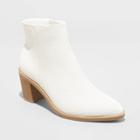 Women's Malby Low Shaft Heeled Boots - Universal Thread Off-white