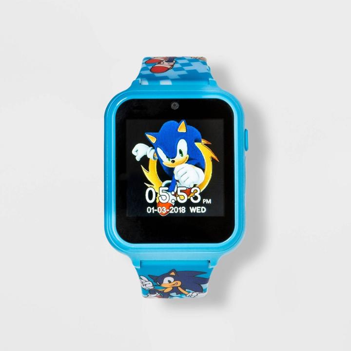 Sega Boys' Sonic Itime Interactive Watch - Blue, Men's,