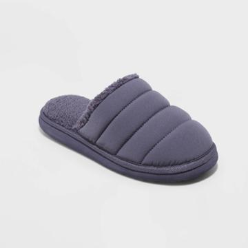 Kids' Charlie Puffer Slide Slippers - Wondershop Charcoal Gray
