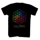 Men's Coldplay Head Full Of Stars T-shirt - Black
