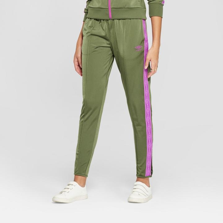 Umbro Women's Track Pants - Dark Green