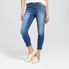 Women's High-rise Skinny Crop Jeans - Universal Thread Medium Wash