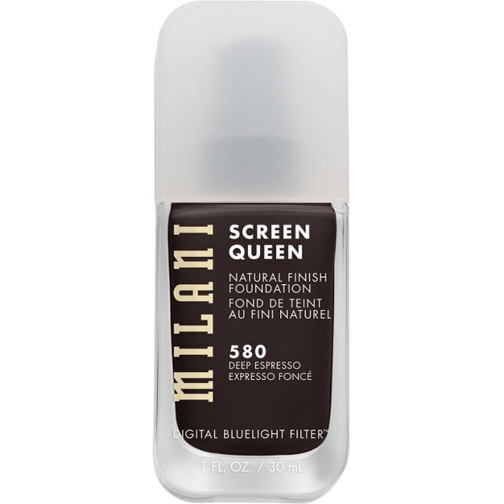 Milani Screen Queen Foundation Deep Espresso - 1 Fl Oz, Deep Brown