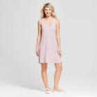 Women's Striped Tie Back Dress - Soul Cake (juniors') Mauve Xl, Size:
