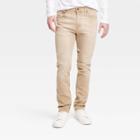 Men's Lightweight Colored Slim Fit Jeans - Goodfellow & Co Light Brown