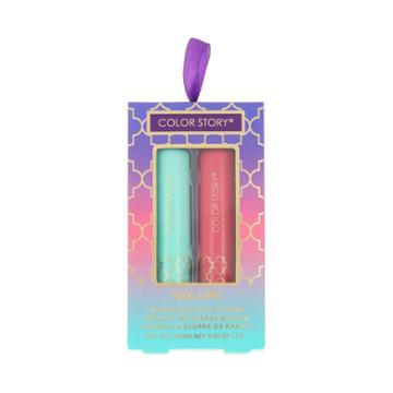 Color Story Silk Lips Lip Butters Duo - Coconut Water & Grapefruit