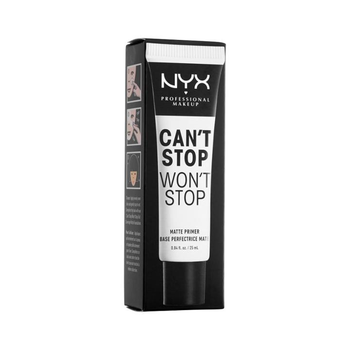 Nyx Professional Makeup Can't Stop Won't Stop Matte Primer - 0.84 Fl Oz, Translucent