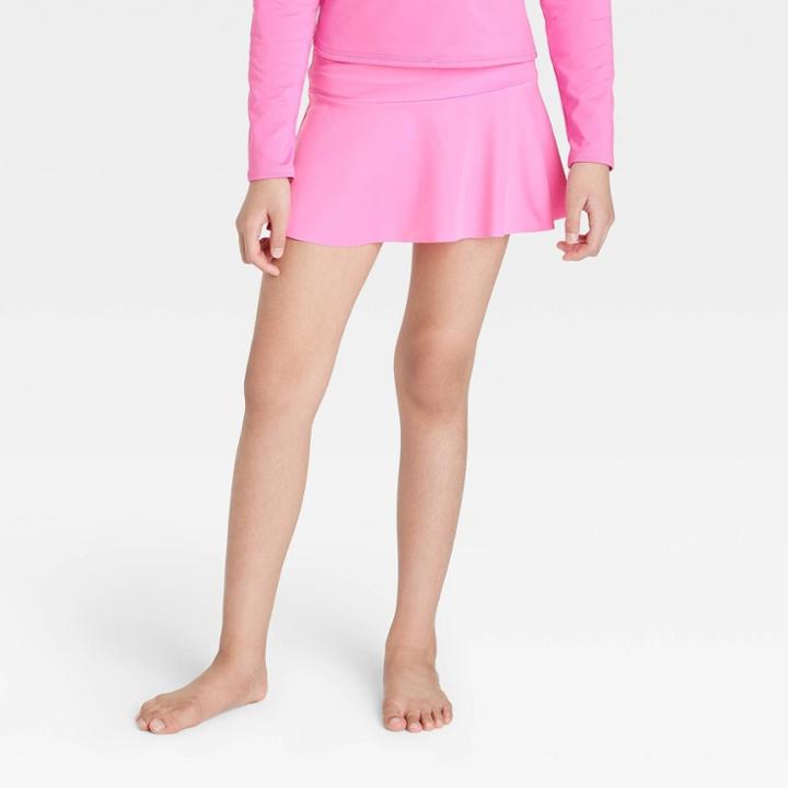 Girls' Swim Skirt - Cat & Jack  Turquoise Pink