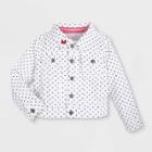Mickey Mouse & Friends Girls' Disney Minnie Mouse Jean Jacket - Red 3 - Disney Store, Girl's, Red White