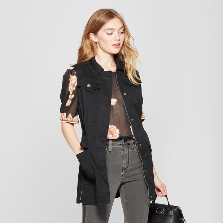 Women's Military Vest - A New Day Black