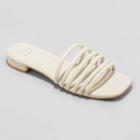 Women's Jane Dress Sandals - A New Day Off-white