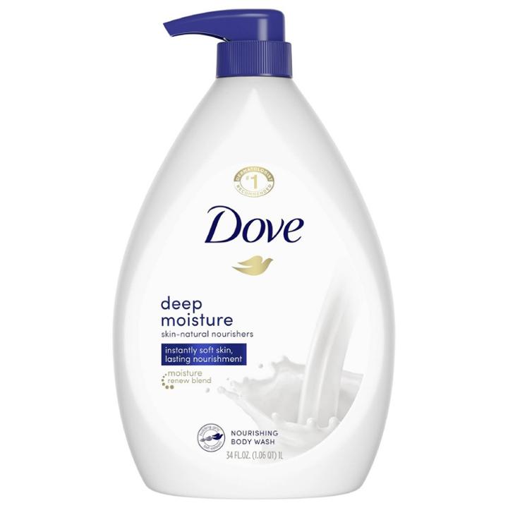 Dove Beauty Dove Body Wash With Pump - Deep Moisture Nourishing For Dry Skin