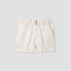 Women's High-rise Paperbag Shorts - Universal Thread White