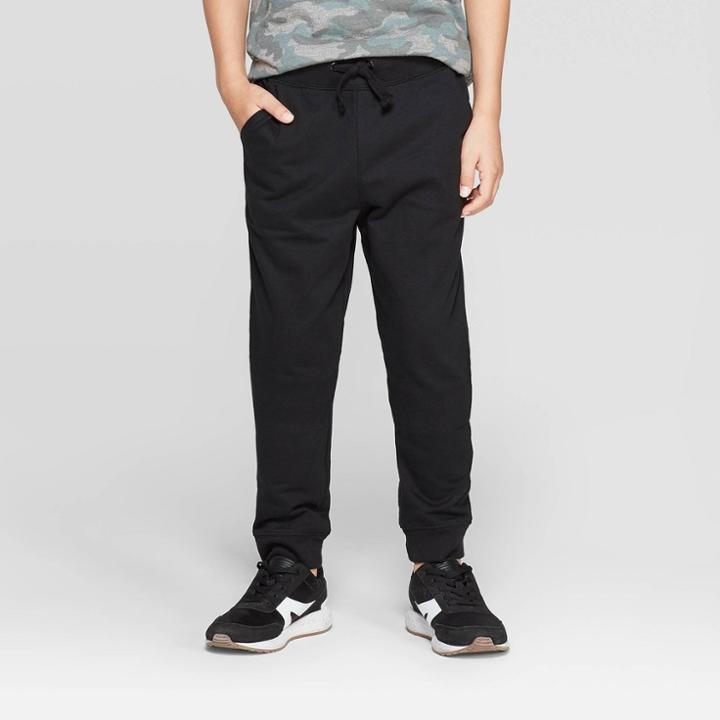Boys' Knit Jogger Sweatpants - Cat & Jack Black
