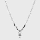 Bella Uno Bellissima Recycled Silver Plated Be The Change Necklace -