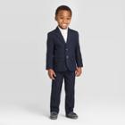 Toddler Boys' 2pc Jacket & Pants Suit Set - Cat & Jack Navy 12m, Toddler Boy's, Blue