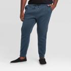 Men's Big & Tall Sweater Fleece Jogger Pants - Goodfellow & Co Xavier Navy 4xb, Xavier Blue