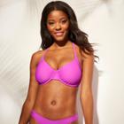 Women's Underwire Bikini Top - Xhilaration Hot Lilac D/dd Cup, Purple