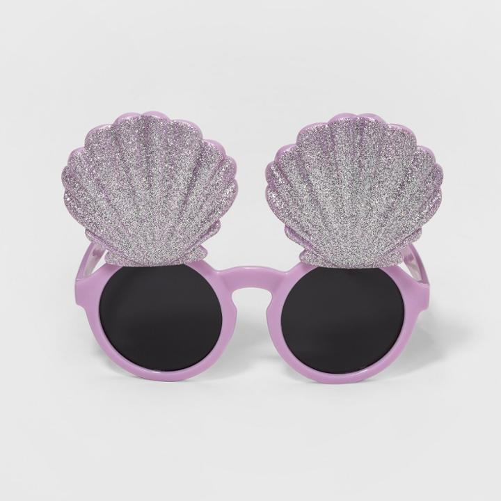 Girls' Shell Sunglasses - Cat & Jack Purple
