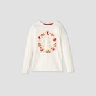 Girls' Long Sleeve 'love Makes A Family' Graphic T-shirt - Cat & Jack Cream