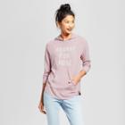 Women's Hooray For Rose Graphic Hoodie Sweatshirt - Grayson Threads Pink