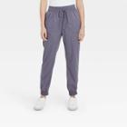 Women's High-rise Woven Ankle Jogger Pants - A New Day Blue