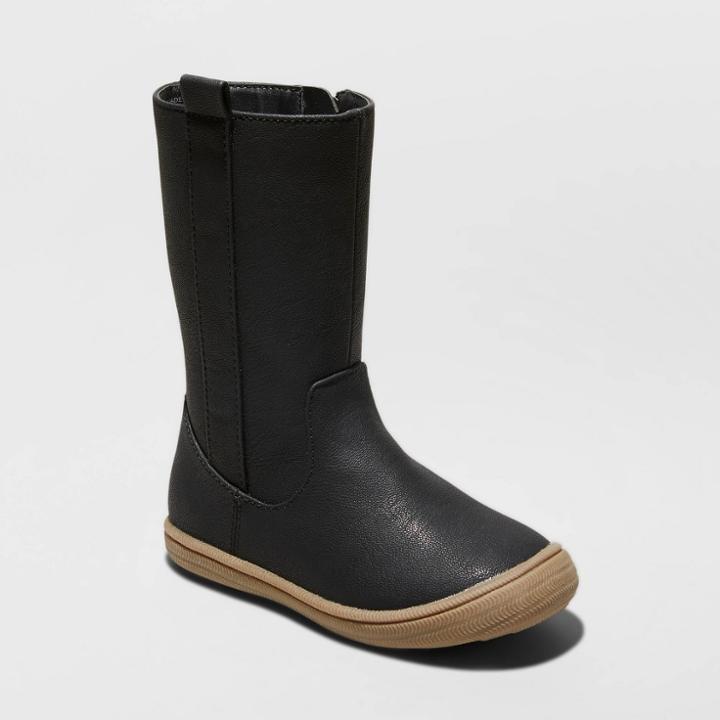 Toddler Girls' Orabel Fashion Boots - Cat & Jack Black