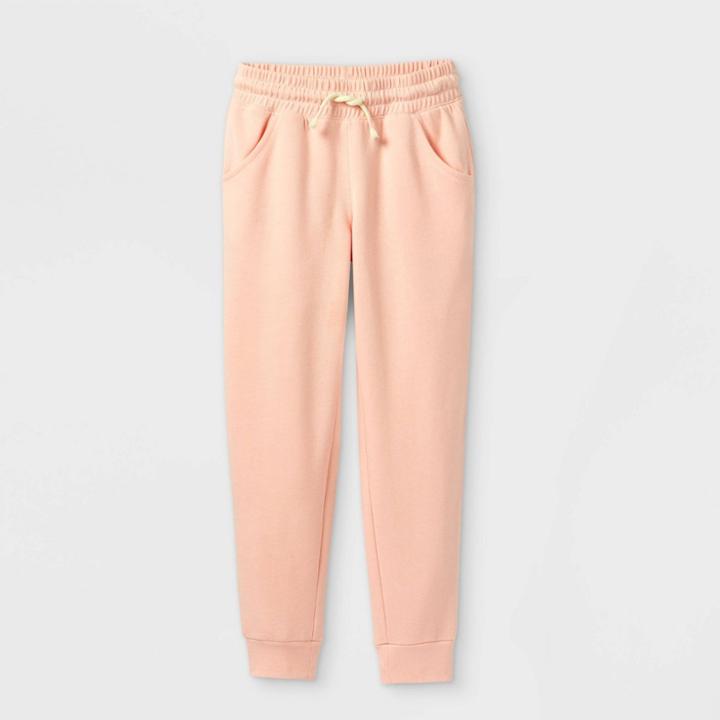 Girls' Fleece Jogger Pants - Cat & Jack Pink