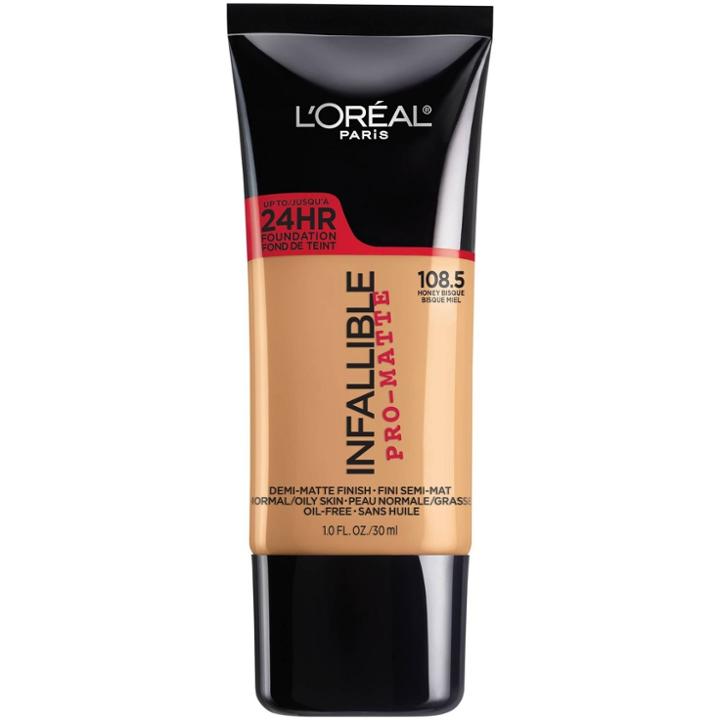 L'oreal Paris Infallible Pro-matte Foundation 108.5 Honey Bisque