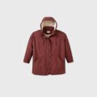 Women's Plus Size Twill Parka Jacket - Universal Thread Burning Rose X, Red