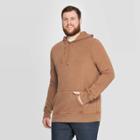Men's Big & Tall Standard Fit Fleece Pull Over Hoodie - Goodfellow & Co Brown