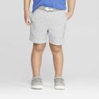 Toddler Boys' Nep Broadcloth Stripe Pull-on Shorts - Cat & Jack Blue