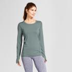 Women's Long Sleeve Tech T-shirt - C9 Champion - Deep Pine