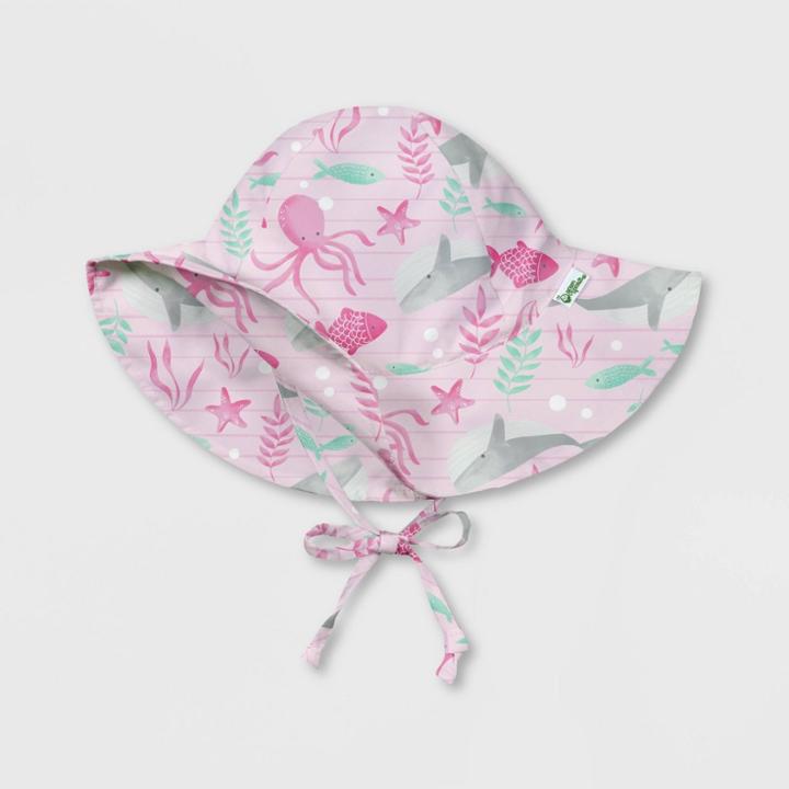 Green Sprouts Baby Girls' Brim Sun Protection Hat - Pink