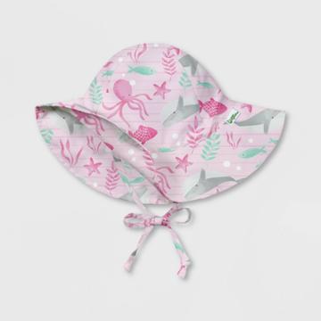 Green Sprouts Baby Girls' Brim Sun Protection Hat - Pink