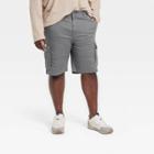 Men's Big & Tall 11 Relaxed Fit Cargo Shorts - Goodfellow & Co Dark Gray