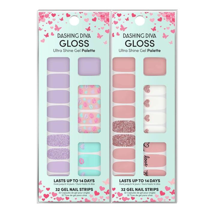 Dashing Diva Gloss Nail Art - Love Notes Sugar Rush