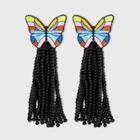Sugarfix By Baublebar Butterfly Tassel Drop Earrings