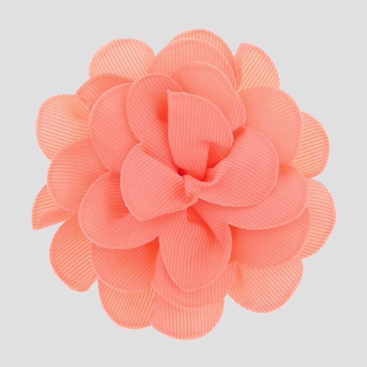 Girls' Ribbon Flower Fabric Clip - Cat & Jack Pink