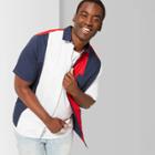 Men's Big & Tall Short Sleeve Button-down Shirt - Original Use Red