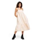 Women's Textured Empire Waist Midi Dress - Kika Vargas X Target Tan Xxs