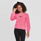 Girls' Pullover Sweaters - Cat & Jack Pink S (6-6x), Girl's,