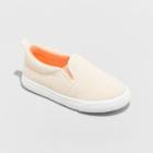 Toddler Girls' Alexus Slip-on Sneakers - Cat & Jack Off White/coral