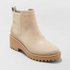 Women's Taci Wide Width Pull-on Ankle Boots - Universal Thread Taupe