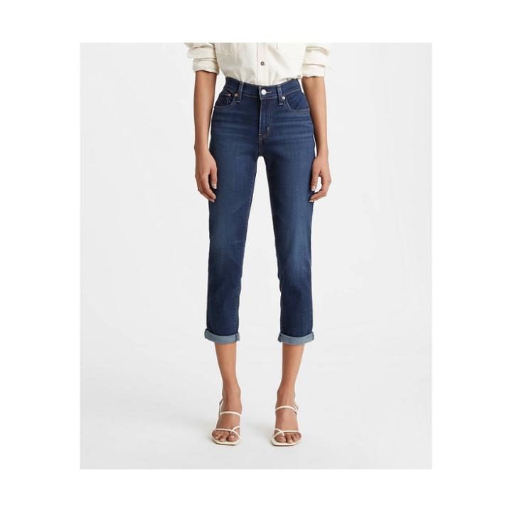 Levi's Women's Mid-rise Boyfriend Cropped Jeans - Marine Obedience