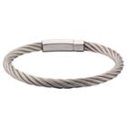 Inox Jewelry Men's Steel Art Stainless Steel Extra Large Cable Bracelet (8.25),