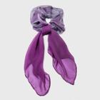 Organza Jumbo Hair Twister With Solid Scarf Tails - Wild Fable Purple