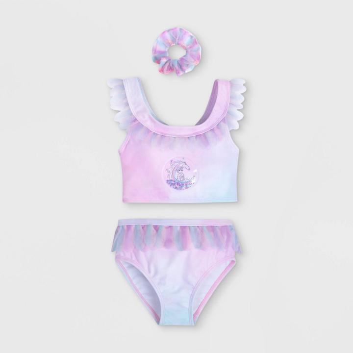 Frozen Girls' Disney Elsa 2pc Swimsuit - 2 - Disney